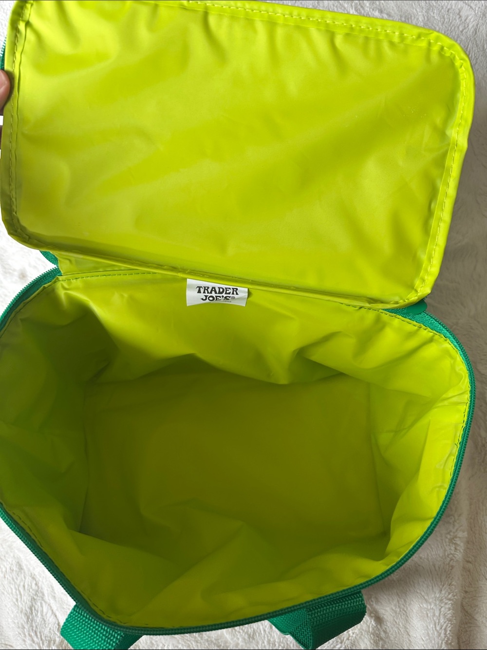Trader Joe's Green Insulated Lunch Tote - Picture 2 of 3